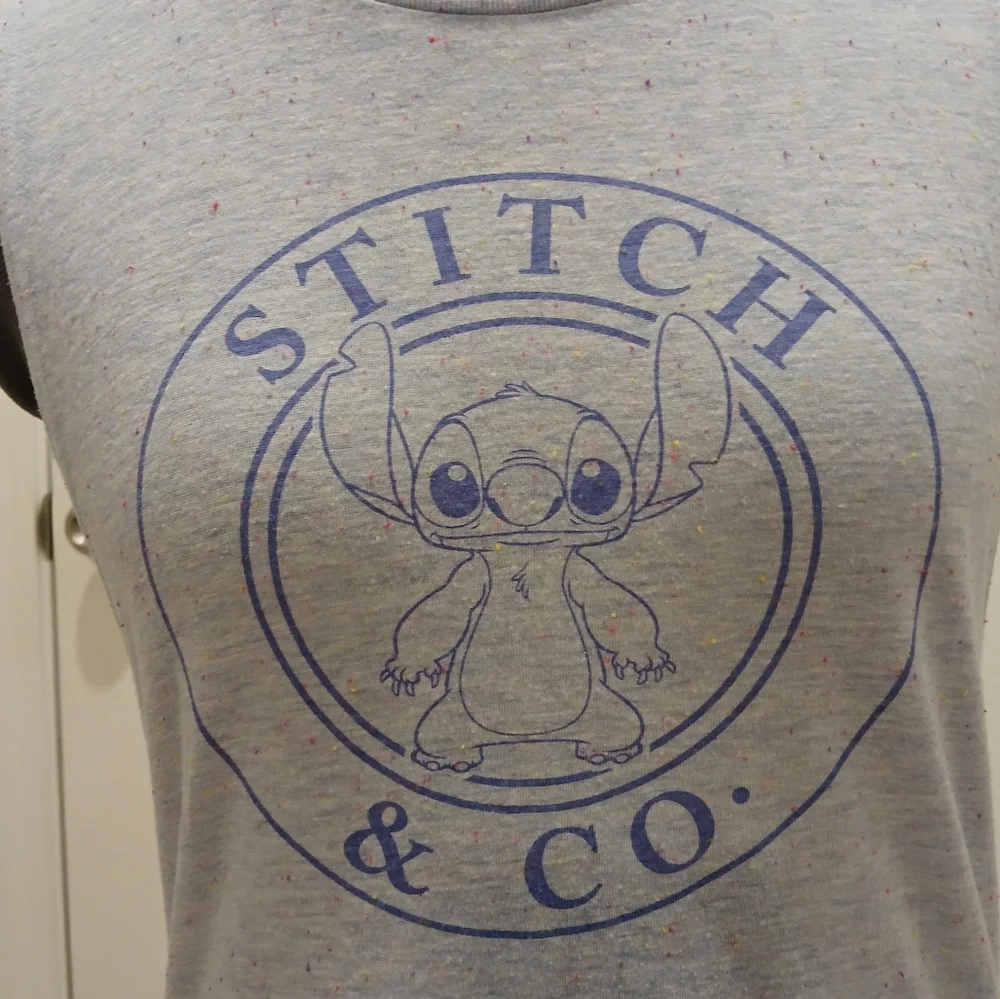 Kid's Disney Stitch Sleeveless Grey‎ Tank Top